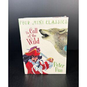Four Mini Classic Book Set: The Call Of The Wild - Peter Pan by Miles Kelly -NEW